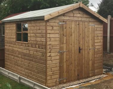 3.0m x 2.4m (10' x 8') Heavy Duty Workshop